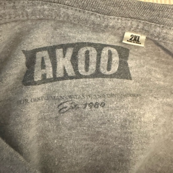 Title:
AKOO Men’s 2XL Gray Graphic T-Shirt Scooter Fox Cartoon No Rules - Picture 4 of 8